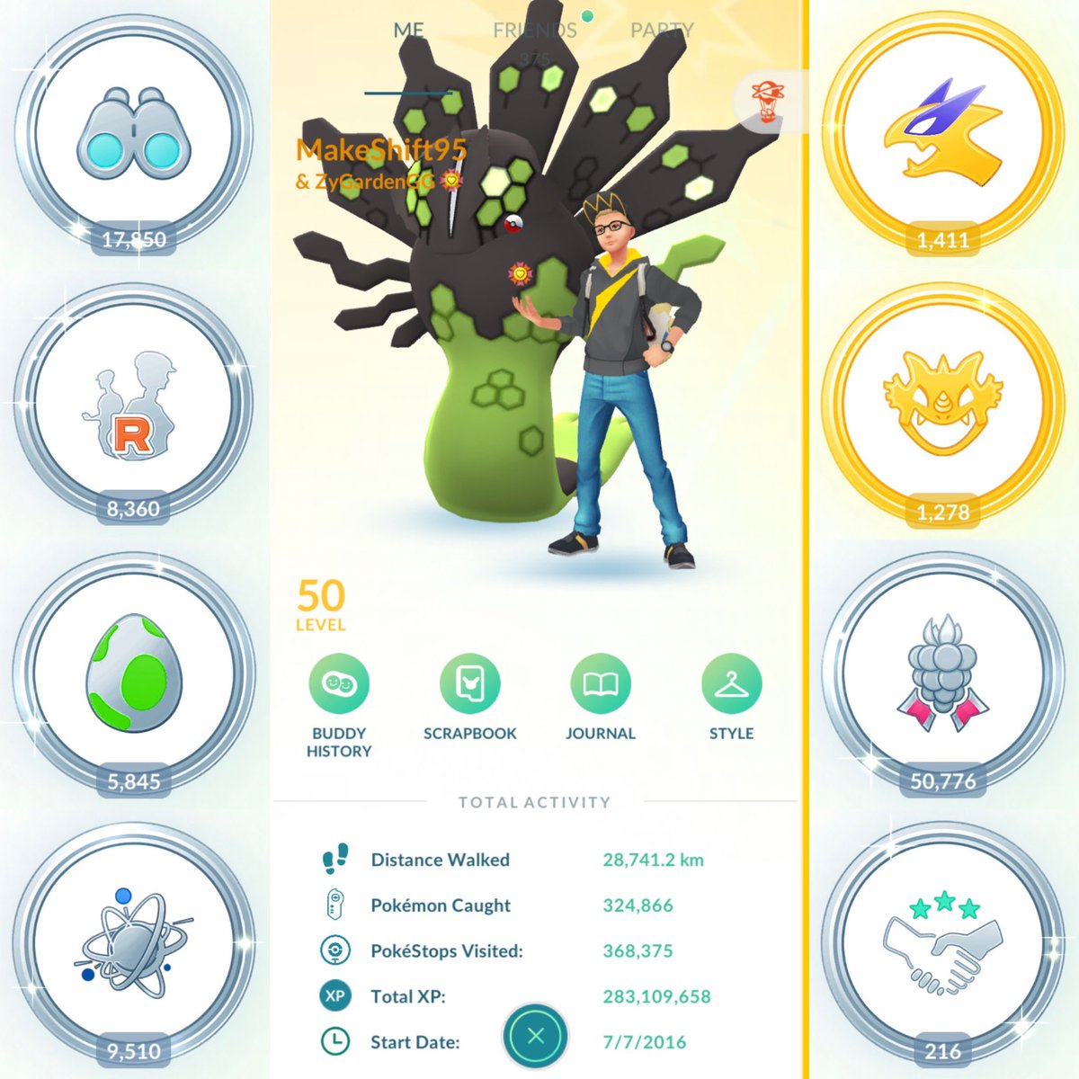 makeshift95's tweet image. Happy 9 years today 🙌🏻 🎉 💯 🏃🏼 🏅

#PokémonGO #GBL #DadsThatPvP