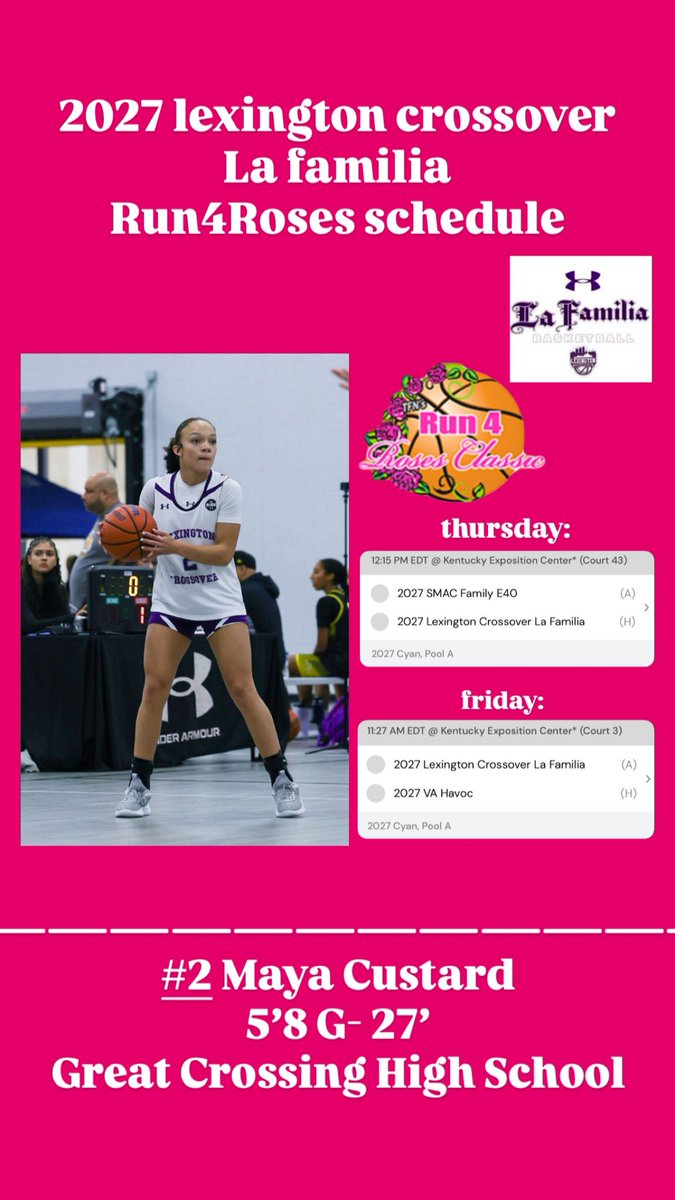 Maya (@mayacustard) on Twitter photo If you have time, please come out and support our team at Run4Roses!
#TFNsRun4Roses <a href="/TFNsRun4Roses/">TFN's Run 4 Roses</a> <a href="/LexCrossover/">πππ±π’π§π ππ¨π§ ππ«π¨π¬π¬π¨π―πr @UANextGHoops</a> <a href="/TA32ksu/">ProlificskillsTrainingTA</a> <a href="/CoachDPrice11/">CoachDPrice</a> <a href="/Ucwbb/">UC Women's Basketball</a> <a href="/UNCAvlWBB/">Asheville Women's Basketball</a> <a href="/GoMocsWBK/">Chattanooga WBB</a> <a href="/UFGatorsWBB/">FloridaGatorsWBB</a> If you have time, please come out and support our team at Run4Roses!
#TFNsRun4Roses <a href="/TFNsRun4Roses/">TFN's Run 4 Roses</a> <a href="/LexCrossover/">πππ±π’π§π ππ¨π§ ππ«π¨π¬π¬π¨π―πr @UANextGHoops</a> <a href="/TA32ksu/">ProlificskillsTrainingTA</a> <a href="/CoachDPrice11/">CoachDPrice</a> <a href="/Ucwbb/">UC Women's Basketball</a> <a href="/UNCAvlWBB/">Asheville Women's Basketball</a> <a href="/GoMocsWBK/">Chattanooga WBB</a> <a href="/UFGatorsWBB/">FloridaGatorsWBB</a>