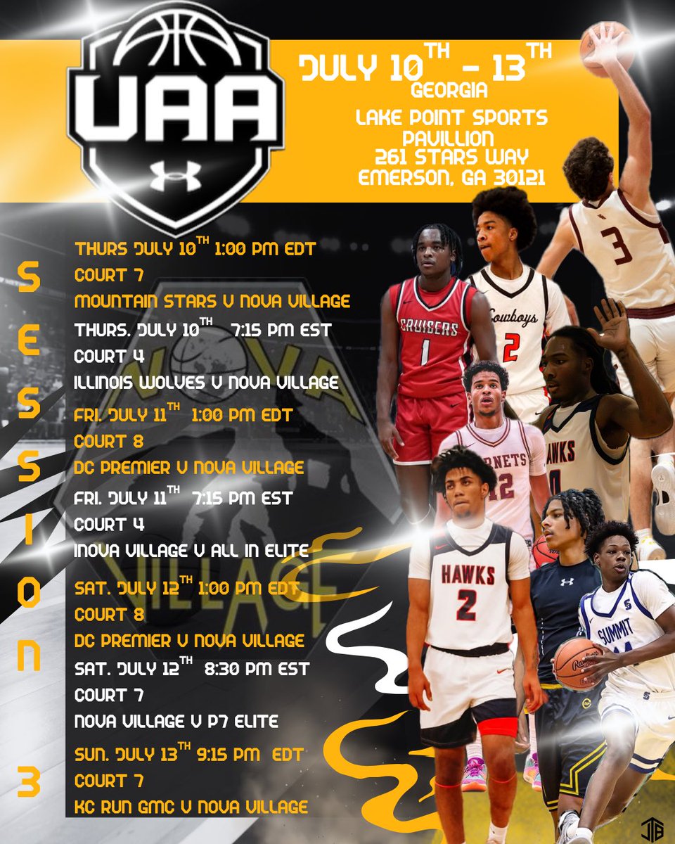 marcomattucci_'s tweet image. Session 3 UAA Schedule!