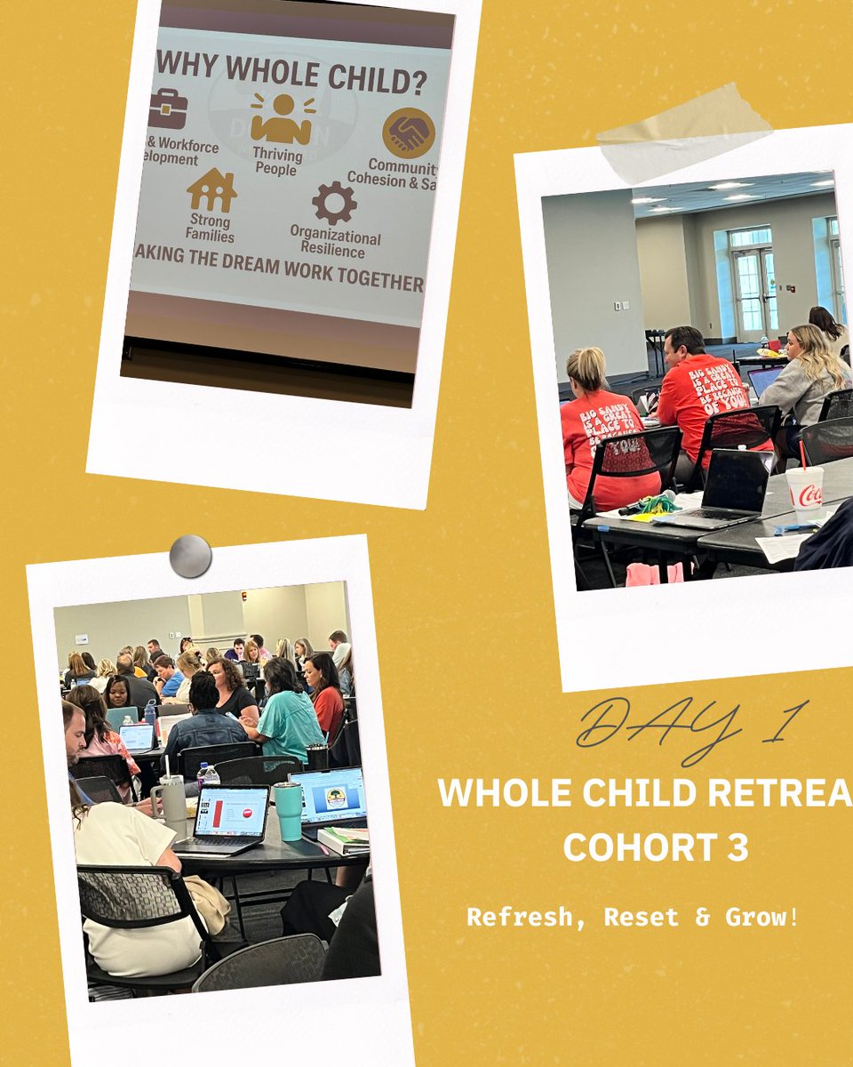 UA_WholeChild's tweet photo. Tuscaloosa Whole Child kicked off Year 4 of implementation training today! Cohort 3 began their 2nd year with a day of refresh, RESET, and growth prep. Excited for what's ahead! @gjbenner @DrLilLewis @alnickrose
#TCSSWholeChild #RetreatWeek25 https://t.co/6PbUhnSRAE