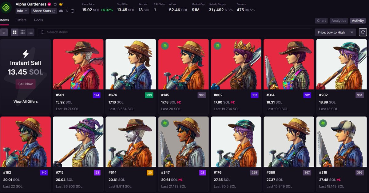 D0gToR (@d0gto) on Twitter photo Undervalued 🧵
On-chain activity is heating up again, and there’s no better edge than <a href="/alpha_gardeners/">Alpha Gardeners</a> & <a href="/agsniperbot/">AG Sniper Bot</a> currently available at a discount!
New launches will offer the quickest gains possible, and AG is the best way to catch them early! Undervalued 🧵
On-chain activity is heating up again, and there’s no better edge than <a href="/alpha_gardeners/">Alpha Gardeners</a> & <a href="/agsniperbot/">AG Sniper Bot</a> currently available at a discount!
New launches will offer the quickest gains possible, and AG is the best way to catch them early!