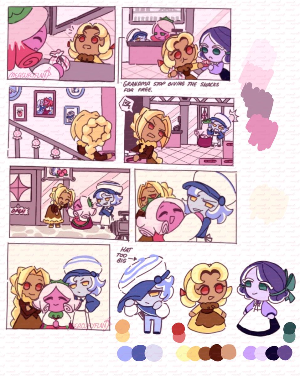 mercuryflan's tweet image. dissecting how beast yeast villages could look like:D
And bits of memories on the side hehe ᐕ)
#crkoc #cookierunoc #coatedflanboard #cookierunkingdom #crk #cookierun #cookierunkingdomfanart