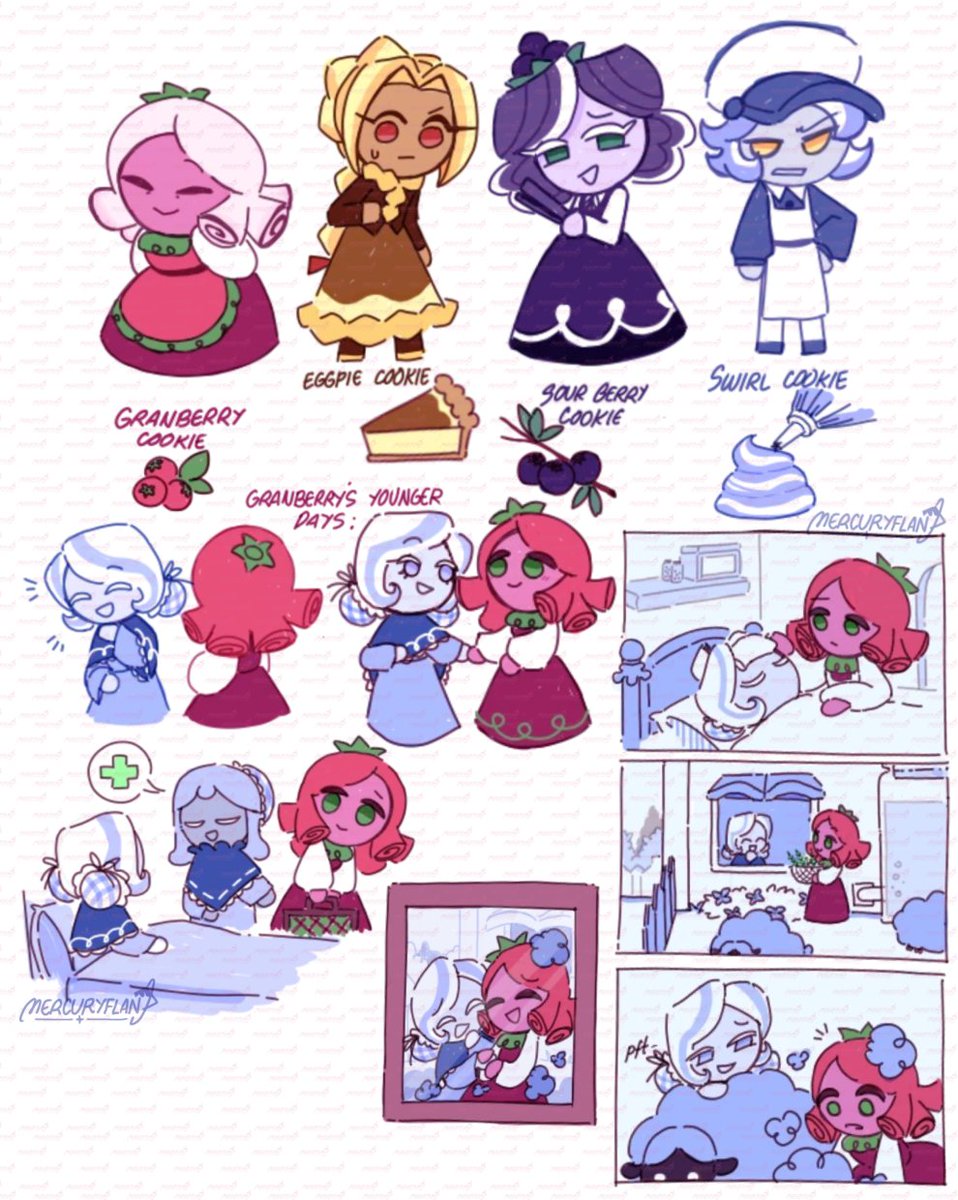 mercuryflan's tweet image. dissecting how beast yeast villages could look like:D
And bits of memories on the side hehe ᐕ)
#crkoc #cookierunoc #coatedflanboard #cookierunkingdom #crk #cookierun #cookierunkingdomfanart