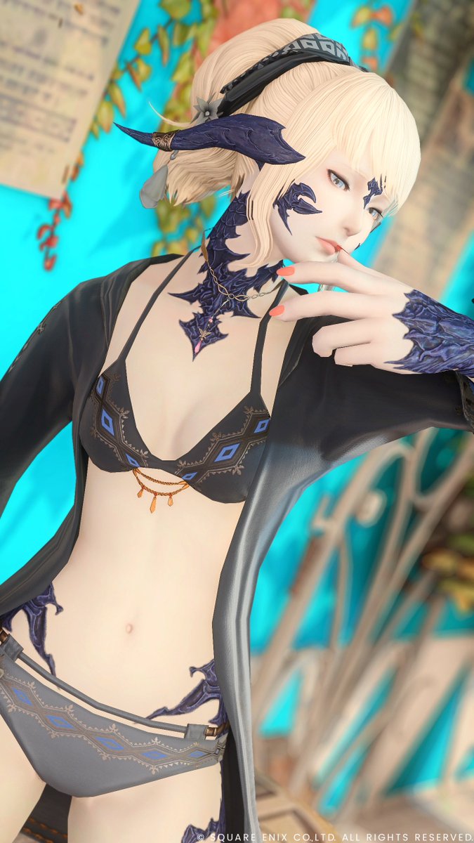 HoshimiDoll's tweet photo. 夏だしね！水着だよ！🌻⟡.·*.

#Studio_lib 
#FF14 #FFXIV https://t.co/jLKk38TpKG