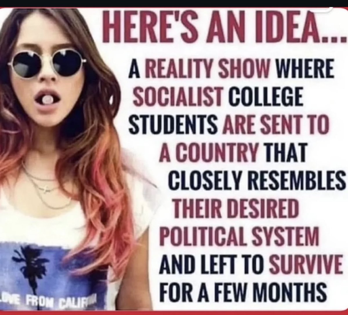 I think this is a great idea‼️They’ll get to see how great their choices turn out to be, since they hate America‼️🇺🇸