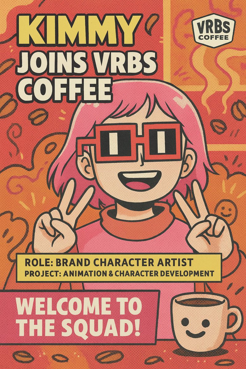 Excited to welcome <a href="/kimmydeuk/">kimdeuk ⌐◨-◨</a> to the Vrbs Coffee team!

We are excited to continue building the Vrbs Coffee story through fun and compelling content!