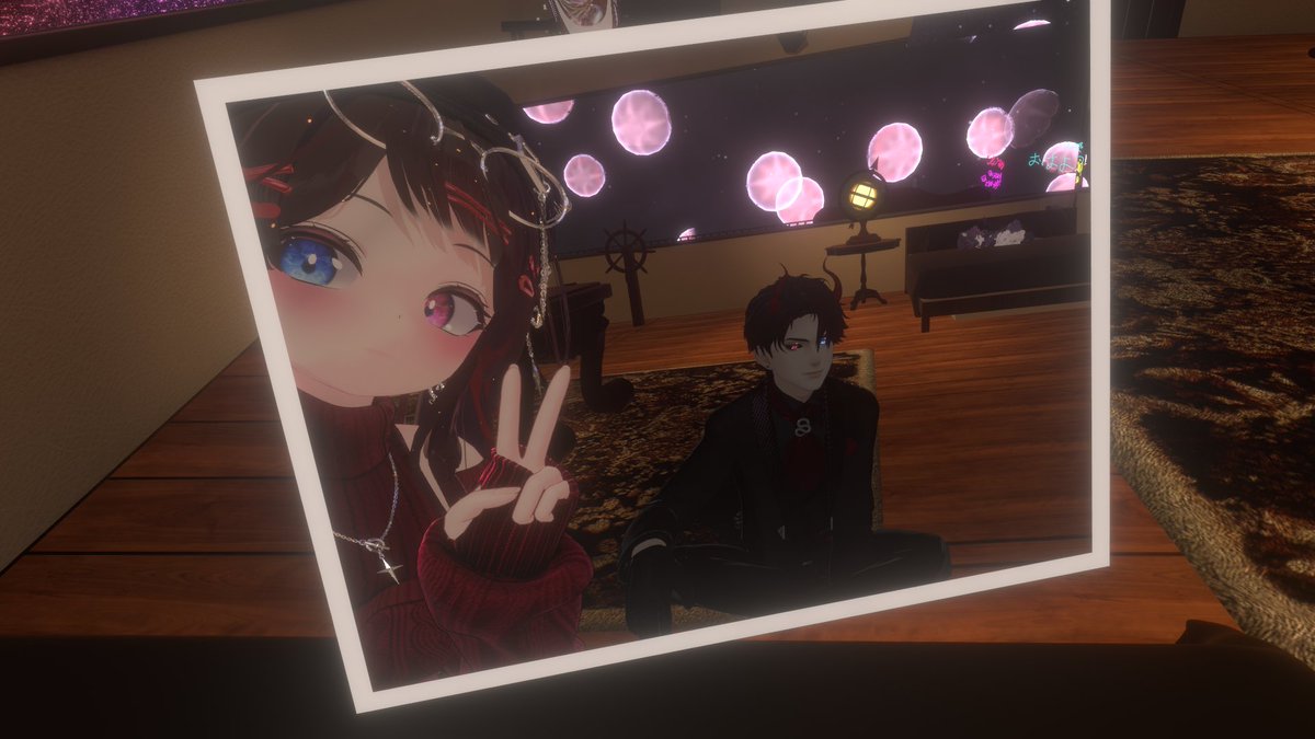 おはよー皆んな！！
昨日は暑くてちにました。最近23時ぐらいで眠くなってしまう。そしてそのままV睡。書き置きありがとうなのです。今日乗りきって明日の休みのためにゆっくりします！
#VRChat
#VRC