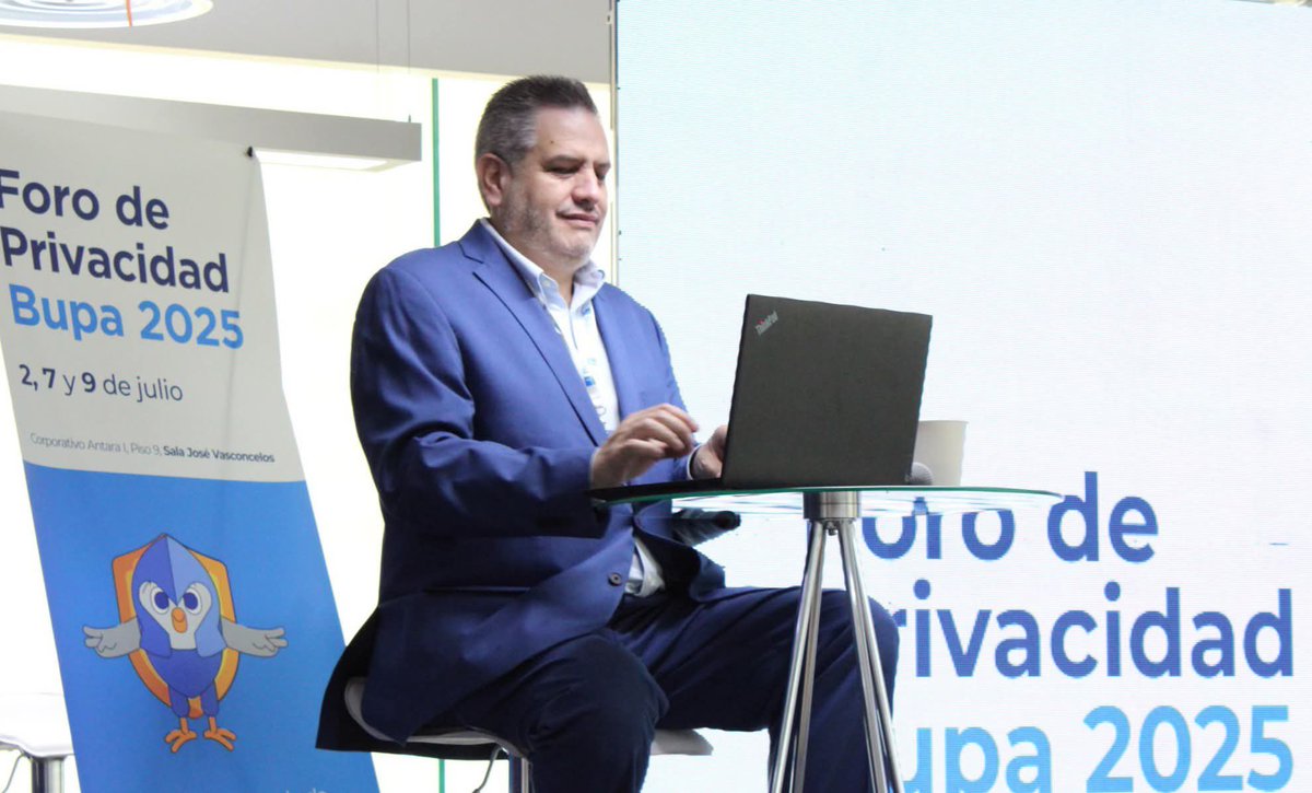 Infoem (@infoem) on Twitter photo El Comisionado <a href="/lgparranoriega/">Gustavo Parra N</a> impartió la conferencia "El impacto de la #InteligenciaArtificial en la Protección de #DatosPersonales" en #Bupa #México; en el ciclo titulado "Entorno seguro, personas protegidas". El Comisionado <a href="/lgparranoriega/">Gustavo Parra N</a> impartió la conferencia "El impacto de la #InteligenciaArtificial en la Protección de #DatosPersonales" en #Bupa #México; en el ciclo titulado "Entorno seguro, personas protegidas".