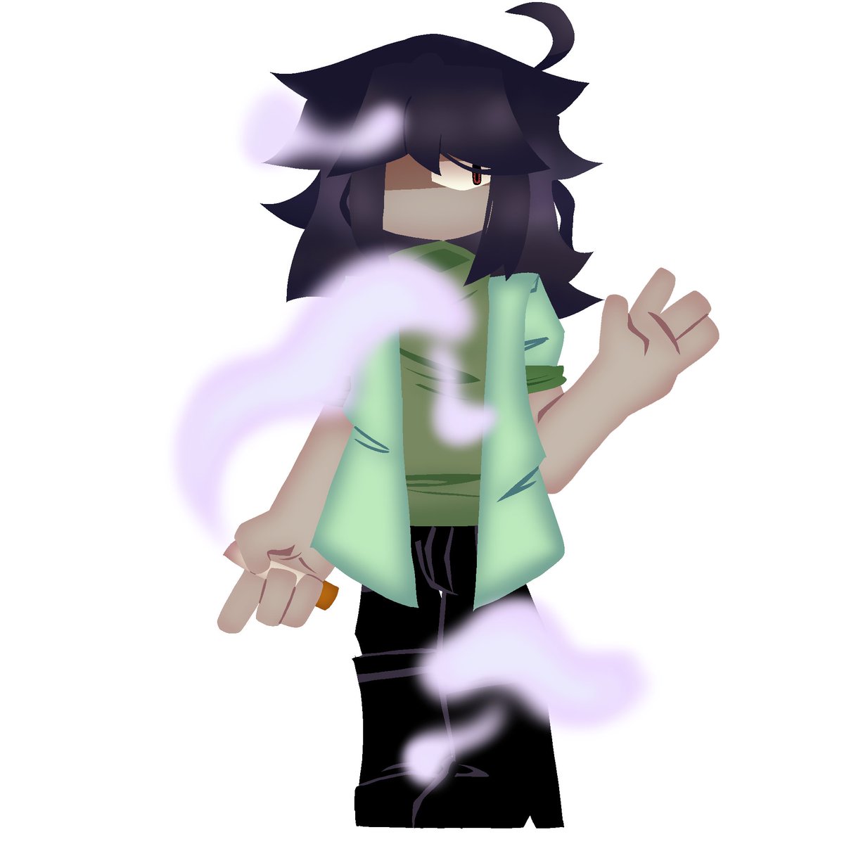 A6DHunter's tweet image. Uhhh.. My Other Totally Cool OC ig.