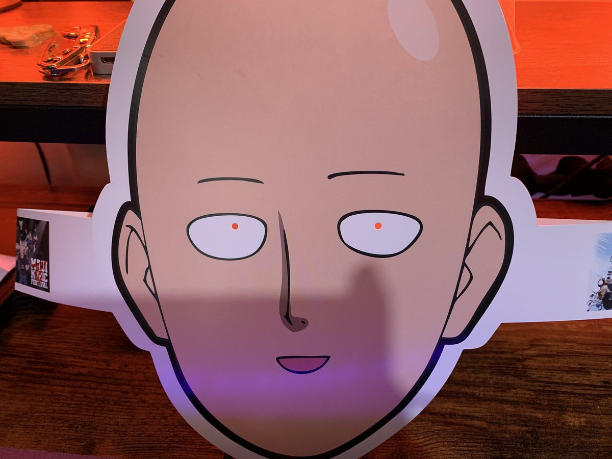 Was streaming and had Saitama staring me

He looks quite menacing lmao