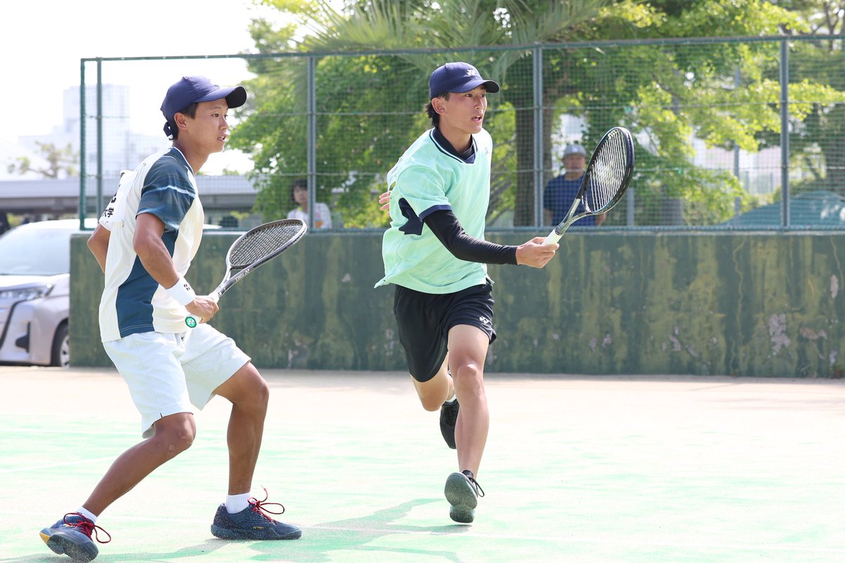 xomami_'s tweet photo. 🏆東日本インカレ🏆
《男子8決》
浅見・安達（早稲田大学）4-4昼間・吉田（日本体育大学）

日体大のルーキー昼間・吉田ペアがG4-2とリードを広げるも早稲田大学のエース浅見・安達ペアが猛追！ファイナルゲームに持ち込みました！ https://t.co/RDAHu6TP5z