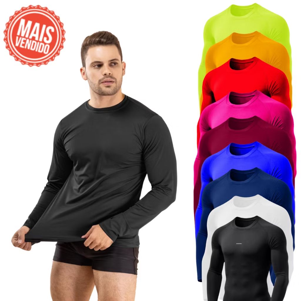 sidneimaster's tweet photo. Dê uma olhada em Camisa Térmica Proteção Uv 50+ Segunda Pele Camiseta Blusa Malha Fria Unissex Academia Manga Longa por R$26,90 - R$29,64. Compre na Shopee agora! https://t.co/xQDb8L5au7 https://t.co/YLFS2D0jUB