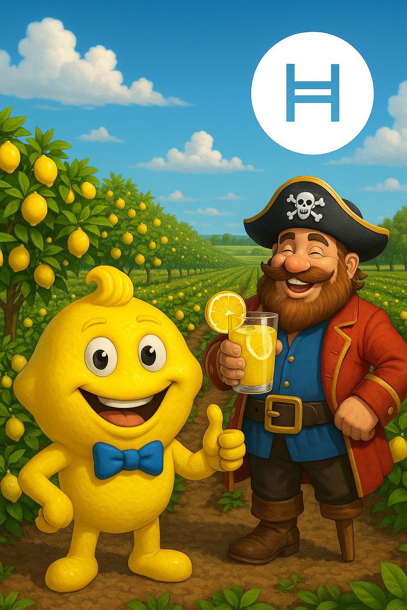 Handbreak_001's tweet photo. 🍋⚡ $LEMON Legend & Pirate King ignite Hedera with epic juice! 💪🌩️ $HBAR skyrockets! 🚀 #LeemonTAKEOVER #Web3Fire @LeemonHead2 @pirate_peep @chasker @hashpack @Deanlevy6 @BarHBARian @AIforHBar @thesosana @JackTim0thy @TheBarkingGame https://t.co/i2aTxTLwpj