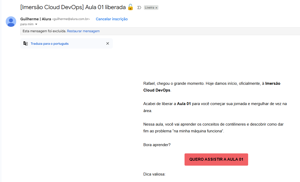 medeirosrafa's tweet photo. @redinhas vc tem o link dos vídeos, eu recebi todos os emails com as aulas, mas eu clico e vai para 404 https://t.co/AlvKNkfkLY