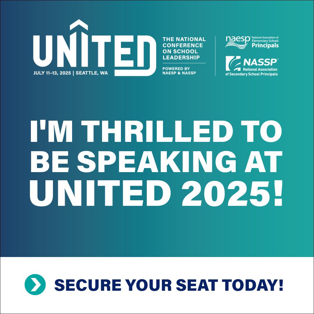 Doug Ammeraal⚓️ (@dougammeraal) on Twitter photo EXCITED to present in Seattle w/ some AMAZING leaders & people!
Grateful for:
<a href="/Dr_Maring/">Carmen Maring</a>
<a href="/KennyNewby81/">Kenny Newby</a>
<a href="/AllysonApsey/">Allyson Apsey</a>
Join us on Saturday(12th) @ 2:00 in Arch Center 6A as we explore the various lens of leadership through with we lead!
@nassp
<a href="/NAESP/">National Assoc. of Elementary School Principals</a>
#UNITED2025
<a href="/MEMSPA/">MEMSPA</a> EXCITED to present in Seattle w/ some AMAZING leaders & people!
Grateful for:
<a href="/Dr_Maring/">Carmen Maring</a>
<a href="/KennyNewby81/">Kenny Newby</a>
<a href="/AllysonApsey/">Allyson Apsey</a>
Join us on Saturday(12th) @ 2:00 in Arch Center 6A as we explore the various lens of leadership through with we lead!
@nassp
<a href="/NAESP/">National Assoc. of Elementary School Principals</a>
#UNITED2025
<a href="/MEMSPA/">MEMSPA</a>
