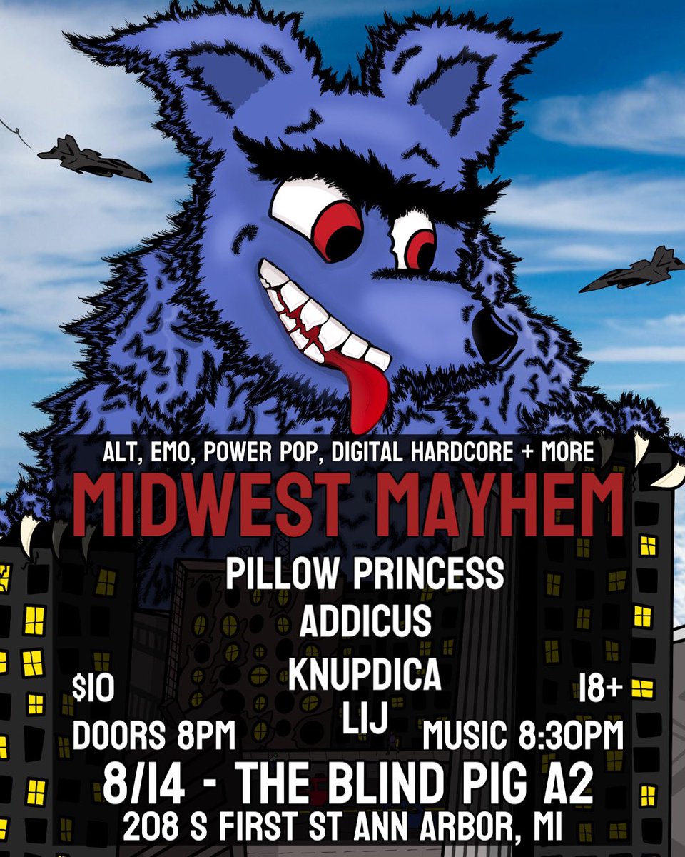 oh yeah we got this ripper to start off the sick announcements…
we can’t wait to see our friends downstate again!! &lt;3