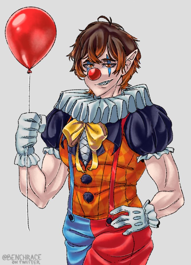 benchrace's tweet image. Would you let him juggle your balls?

#zrotuart #Clown