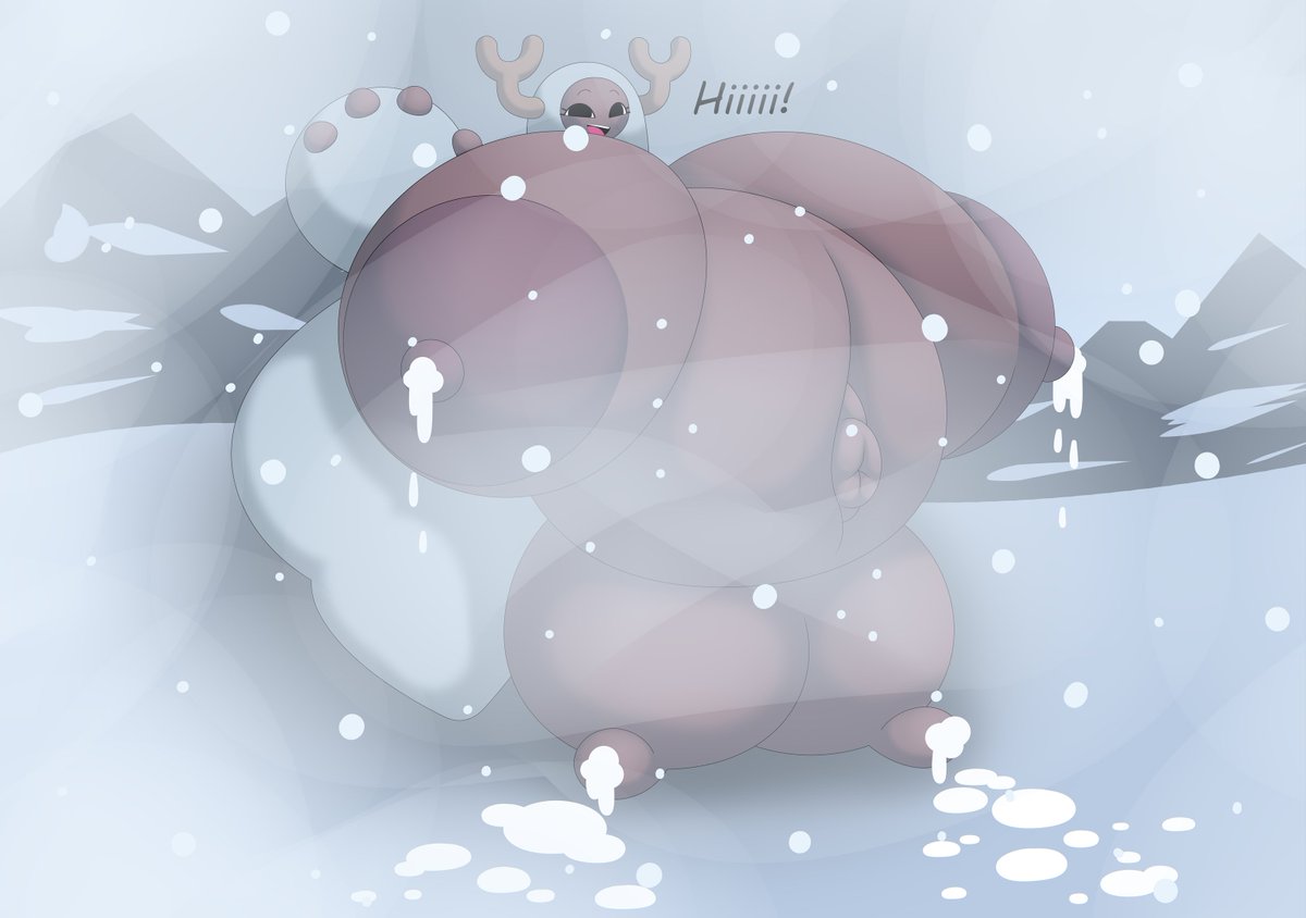 If you came across this weird creature in the blistering cold, what would you do?