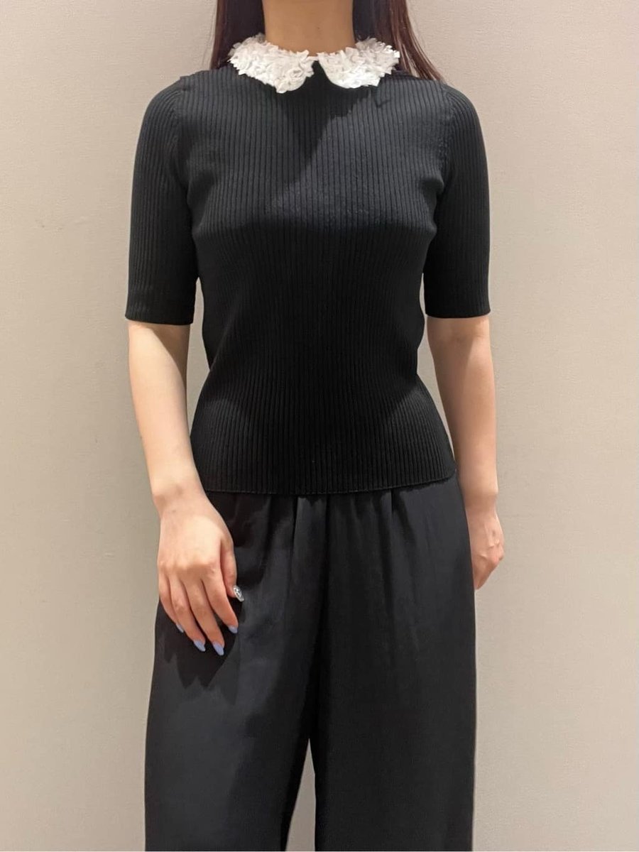 【新品】UNITED ARROWS レディ フラワー チュール ニット レディ フラワー チュール ニット