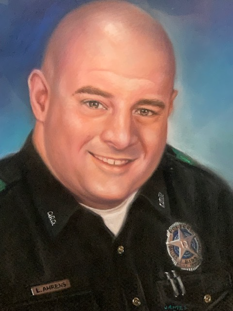 DallasPD's tweet photo. Senior Corporal Lorne Ahrens, 48, was shot by a sniper during a protest in downtown Dallas on July 7, 2016. Twelve officers were shot—five were killed and seven wounded. Senior Corporal Ahrens died on July 8. He was a member of the Dallas Police Department for 14 years. https://t.co/XOrcNJHpnc