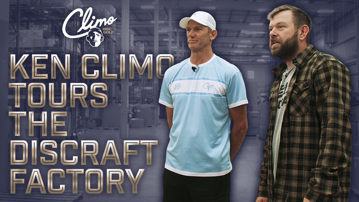ClimoDiscGolf's tweet image. Watch Ken tour the @DiscraftDG warehouse and chat all things disc golf! - youtube.com/watch?v=26KU1L…