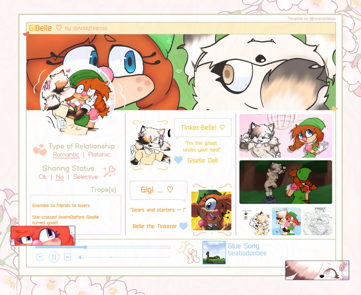AcidyTearzss's tweet image. 𐙚 I&apos;ve been stuck by the glue onto you . . . ˖ ᡣ𐭩 ⊹

bellethetinkerer.straw.page
rentry.co/bellesbeloved
Please read both byf ˙⋆✮
#yumeintro #yumetwt #ocxcanon #bellethetinkerer #selfshiptwt