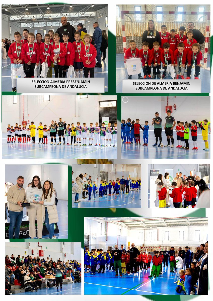 Memoria del Camp. ANDALUCIA selecciones Prebenjamim y Benjamín