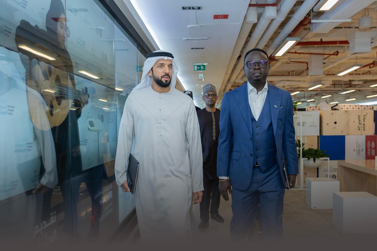 fmydNG's tweet image. As part of President Bola Ahmed Tinubu’s administration’s efforts to deepen global partnerships for youth development in Nigeria, the Honourable Minister of Youth Development, @ayowisdom_ , paid an official visit to the United Arab Emirates. During the visit, he met with His…