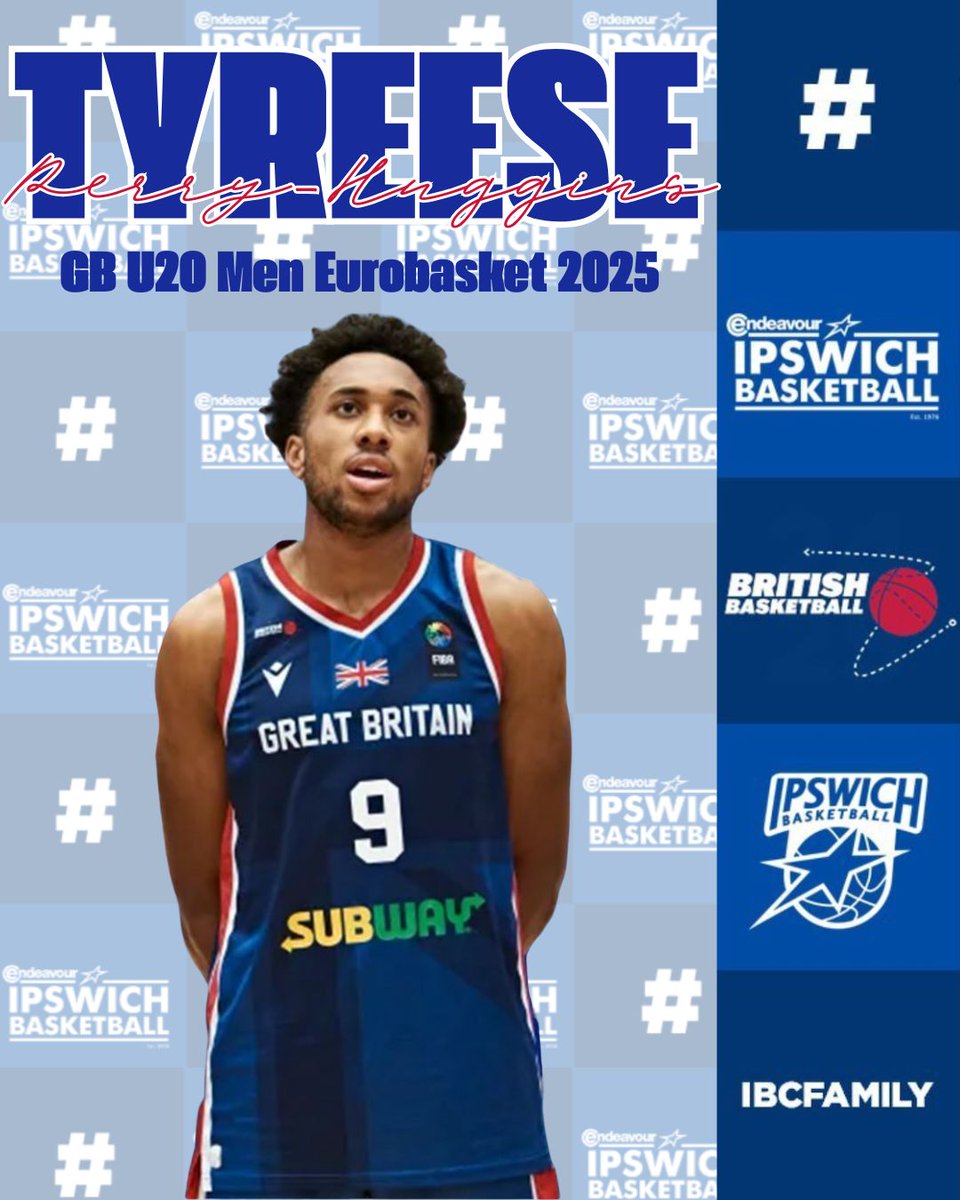 Great Britain U20 men 🇬🇧 

Congratulations to former Ipswich athletes and Copleston graduates Ben Michaels and Tyreese Perry-Huggins for being chosen among the final squad of 12 to represent Great Britain in the upcoming Eurobasket tournament!

#IBCfamily