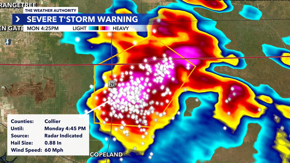 *SEVERE T'STORM WARNING* issued for Collier County until 7/07 4:45PM. Track storms with Southwest Florida's @WINKNews Live Doppler 3X: winknews.com/weather/