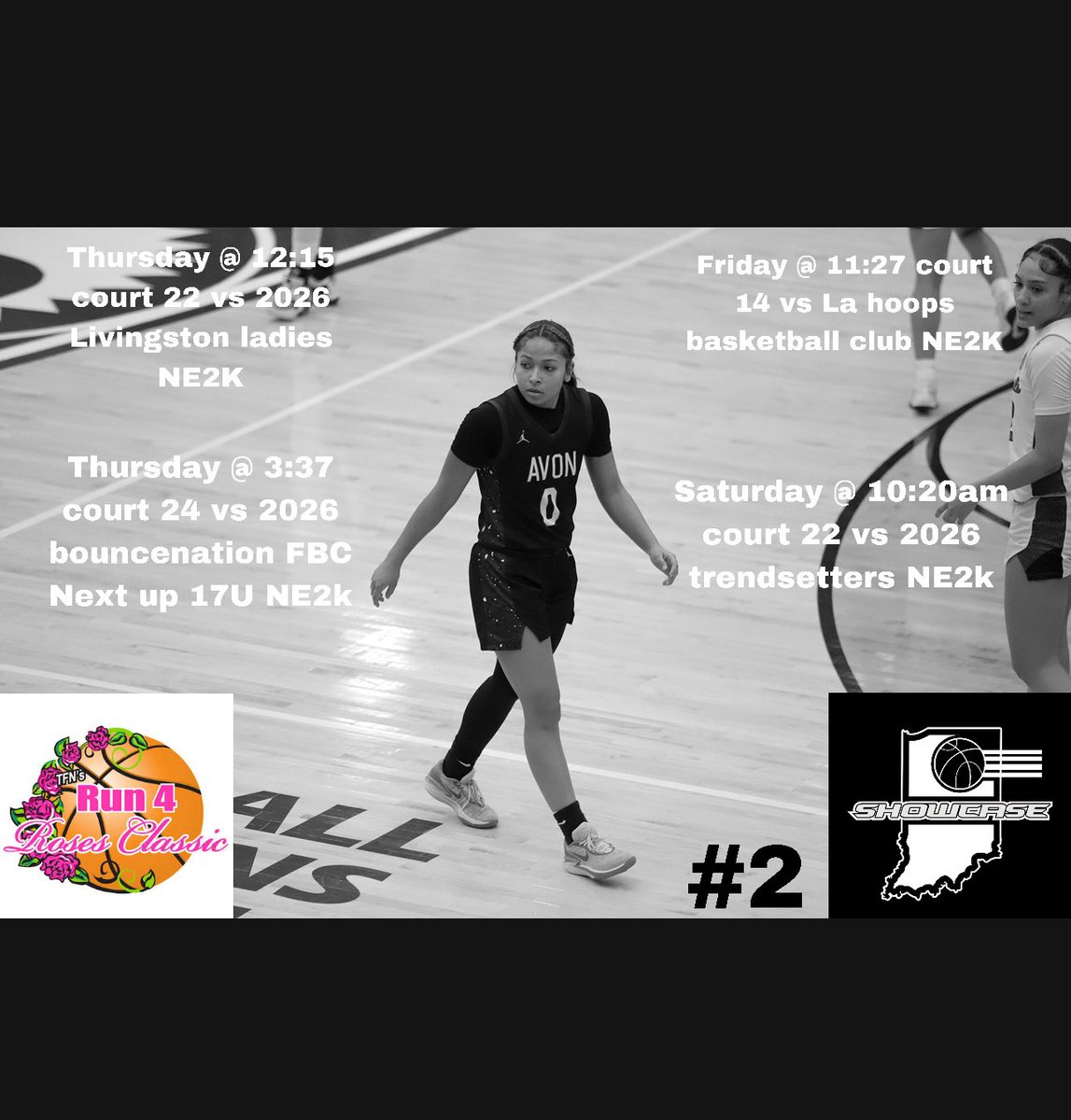 Makaylee Butts (@makayleebutts07) on Twitter photo Here is my schedule for the <a href="/TFNsRun4Roses/">TFN's Run 4 Roses</a>. Excited to be playing with my team again!! Lots of competition canβt wait to compete, come check us out!! <a href="/abbydownard/">Abby Downard</a> <a href="/MU_AncillaWBB/">Marian University - Ancilla WBB</a> <a href="/CoachEvanBell/">Evan Bell</a> <a href="/UISWBB/">UIS Womenβs Basketball</a> <a href="/EarlhamWBB/">Earlham WBB</a> <a href="/DefiCollegeWBB/">Defiance College Women's Basketball</a> Here is my schedule for the <a href="/TFNsRun4Roses/">TFN's Run 4 Roses</a>. Excited to be playing with my team again!! Lots of competition canβt wait to compete, come check us out!! <a href="/abbydownard/">Abby Downard</a> <a href="/MU_AncillaWBB/">Marian University - Ancilla WBB</a> <a href="/CoachEvanBell/">Evan Bell</a> <a href="/UISWBB/">UIS Womenβs Basketball</a> <a href="/EarlhamWBB/">Earlham WBB</a> <a href="/DefiCollegeWBB/">Defiance College Women's Basketball</a>
