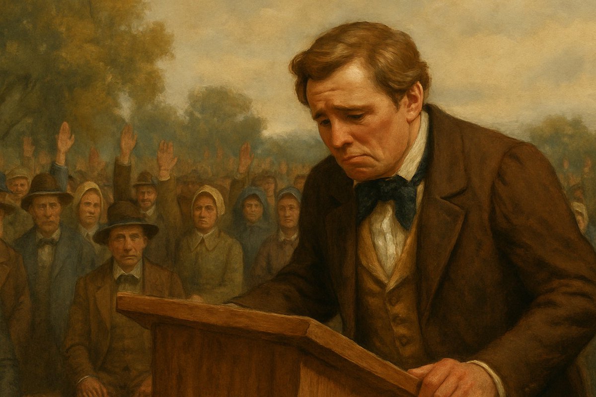 Eternal_Saints_'s tweet image. One of my favorite stories from the Restoration is the time Joseph Smith asked the Saints to kick Sidney Rigdon out of the First Presidency…and they defied him.

In October 1843, at a General Conference in Nauvoo, Joseph stood before the Church and laid out a case against his…