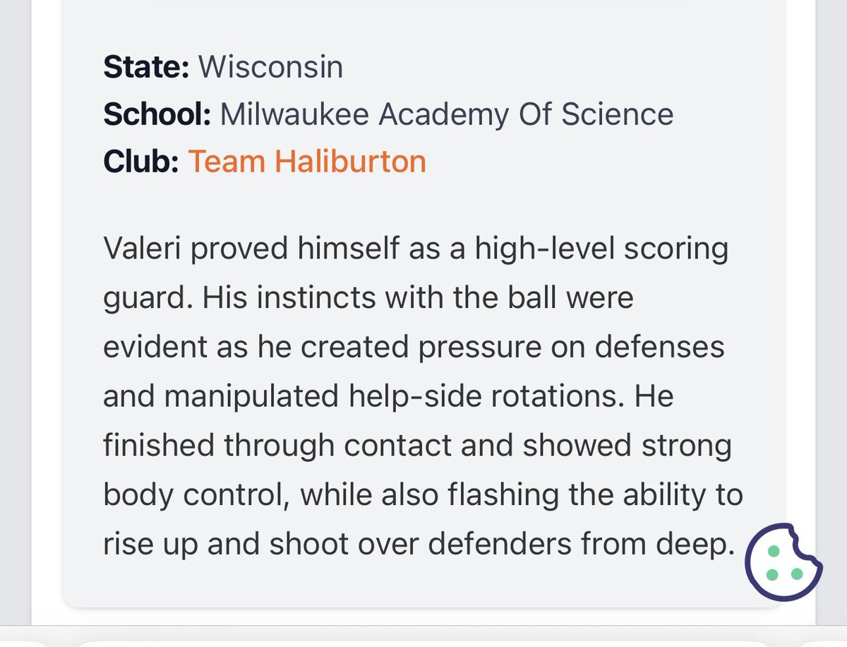 Gavin Valeri (@gavinvaleri2027) on Twitter photo Big thanks to <a href="/PrepHoops/">Prep Hoops 🏀</a> and <a href="/CoachRobinsonWI/">Coach Robinson</a> for the eval!
📍Milwaukee Academy of Science
🏀 <a href="/HaliburtonAAU/">Team Hali</a> Big thanks to <a href="/PrepHoops/">Prep Hoops 🏀</a> and <a href="/CoachRobinsonWI/">Coach Robinson</a> for the eval!
📍Milwaukee Academy of Science
🏀 <a href="/HaliburtonAAU/">Team Hali</a>