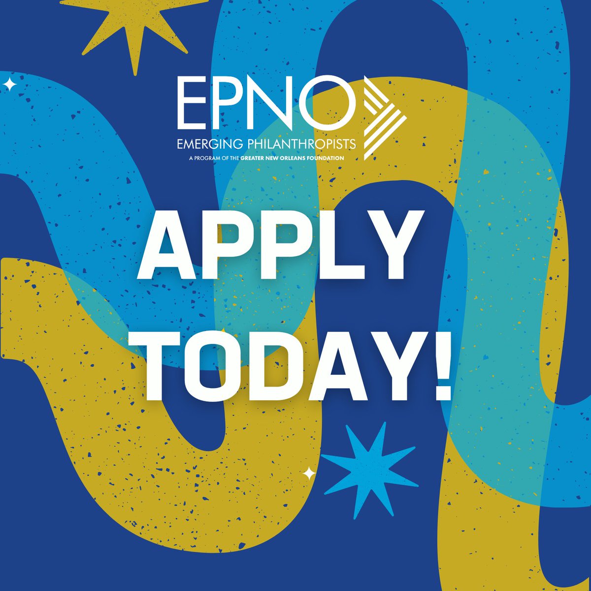 EPNOla's tweet photo. (1/2) Apply to be a part of the 2025 EPNO cohort! A program of the @GNOFoundation, EPNO’s mission is to inspire and educate community members across the Greater New Orleans region to become effective, strategic, and lifelong philanthropists. https://t.co/f69nSu2iYe