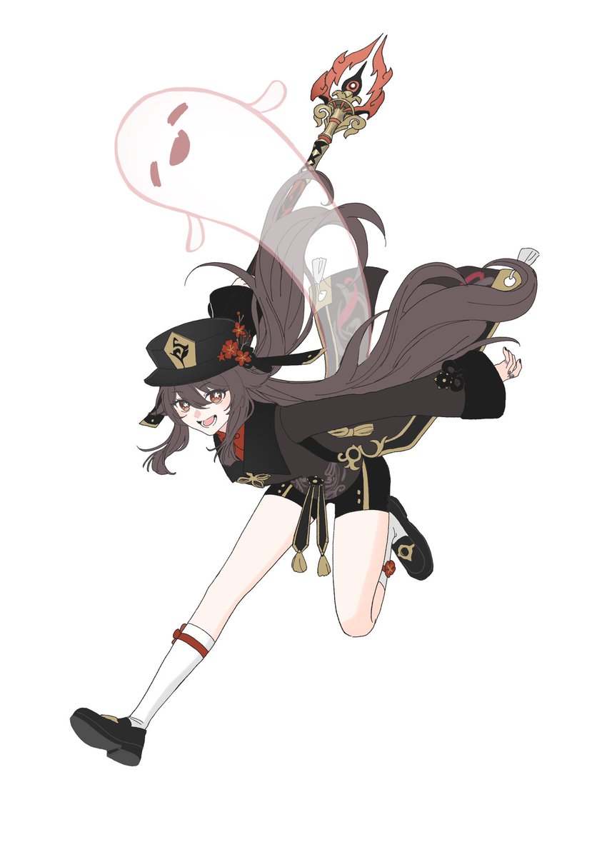 boo_tao_(genshin_impact) ,胡桃|フータオ(原神) 「胡桃」|楓のイラスト