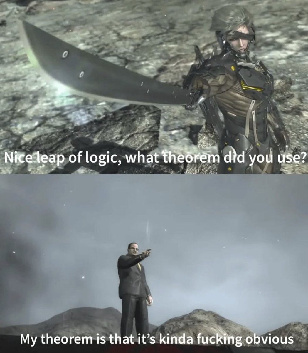 miniapeur's tweet image. QED.