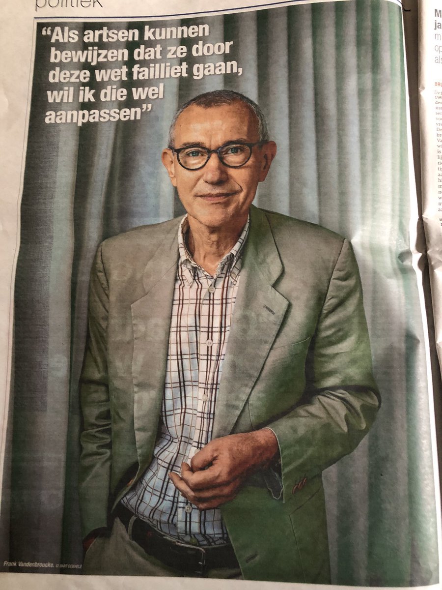 Dus de nieuwe norm is ‘niet failliet gaan’…🤦‍♂️

Als dat de nieuwe maatstaf voor goed beleid wordt, namelijk dat mensen er net niet door failliet gaan, dan zitten we op een wel erg mager niveau van redeneren. 

Waarom spelen we tegenwoordig altijd ‘om niet te verliezen’ ipv ‘om te