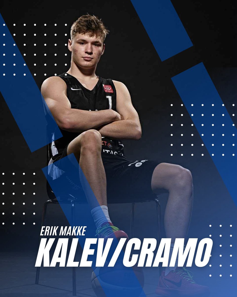🏀 Erik Makke will continue his career with the Estonian champions — BC Kalev/Cramo!

This is an important step forward for him and a great opportunity to showcase his skills.