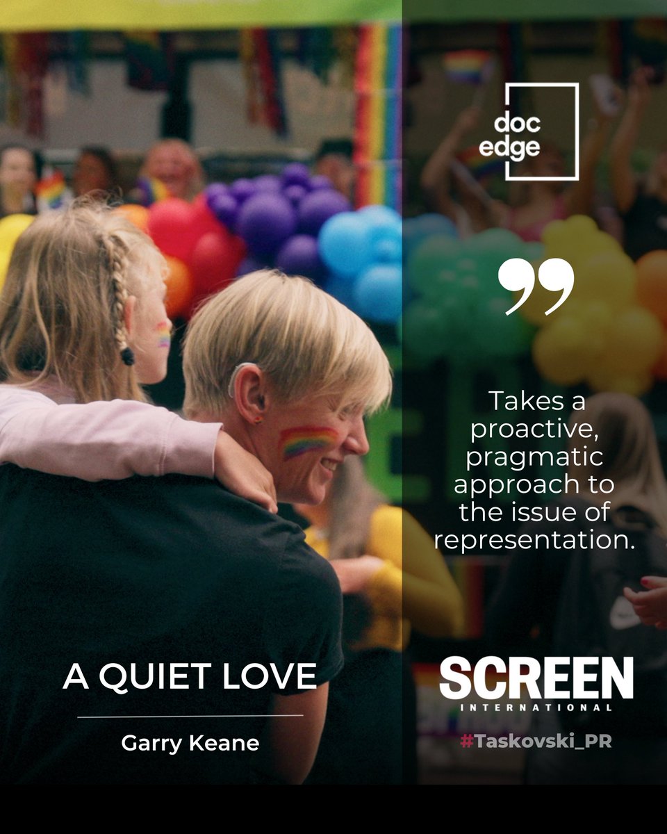 Taskovski Films (@taskovskifilms) on Twitter photo So much love pouring in for <a href="/aquietlovefilm/">AQuietLove</a>💛
Read the full <a href="/Screendaily/">Screen International</a> review here: shorturl.at/prrmK
#taskovski_pr #taskovski_publicity #DocEdge #InclusiveFilm So much love pouring in for <a href="/aquietlovefilm/">AQuietLove</a>💛
Read the full <a href="/Screendaily/">Screen International</a> review here: shorturl.at/prrmK
#taskovski_pr #taskovski_publicity #DocEdge #InclusiveFilm