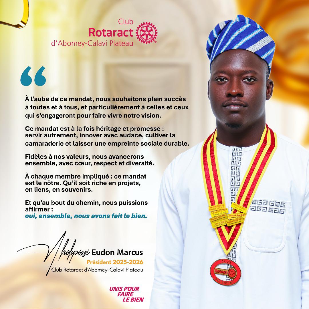 Rotaract Club d'Abomey-Calavi Plateau ⚙ tweet media
