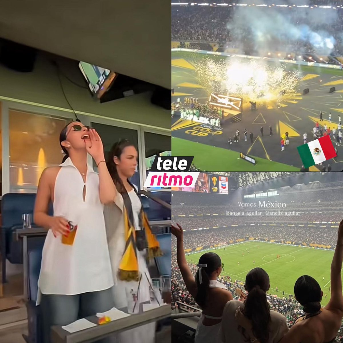 Ángela Aguilar apareció en el estadio apoyando a la selección y celebró con entusiasmo la victoria de México… aunque muchos no olvidan cuando dijo sentirse más argentina que mexicana.