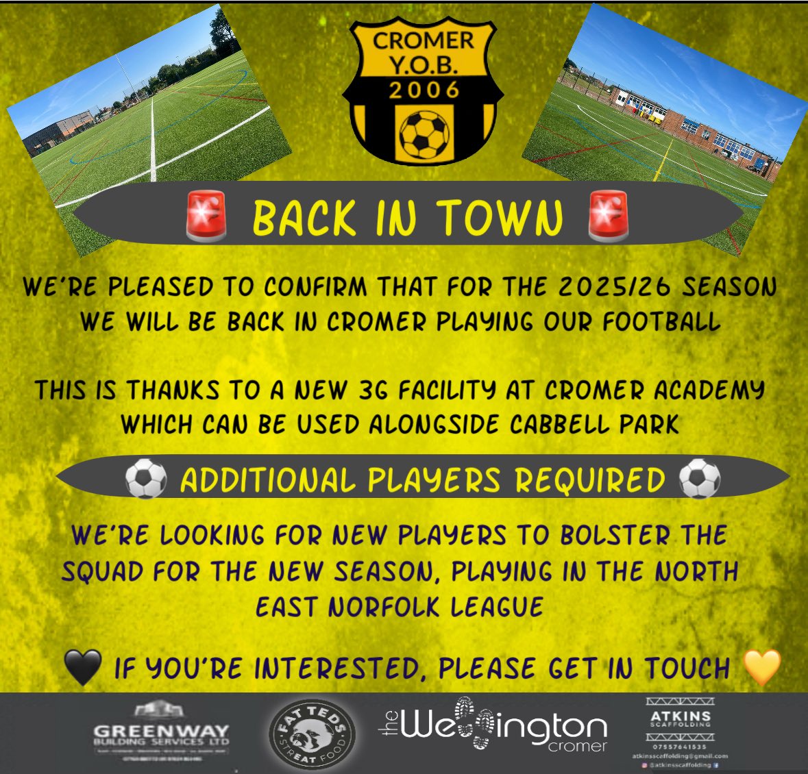 Cromer YOB FC (@yobfc) on Twitter photo 