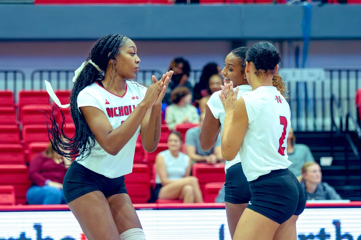 Nicholls Volleyball tweet media