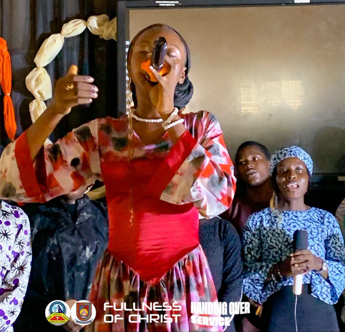 caccfoaustech's tweet photo. Picture excerpts from our handing over service
#caccfoaustech #nazaritefamily #handingoverservice #sundayservice✝️ https://t.co/LRXuw9b3dY