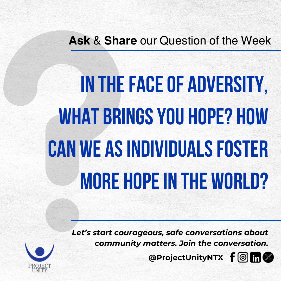 Project Unity encourages everyone to find common ground despite our political differences. We invite YOU to start a courageous, safe conversation with those around YOU! Join the discussion below, share this post and tag us in your responses. We would love to hear your thoughts!⁠