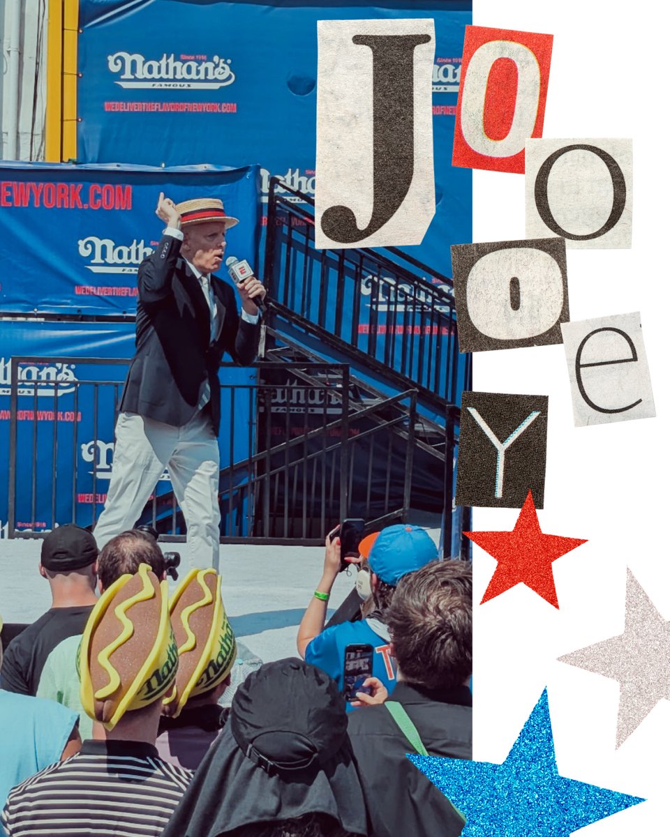 deadendbbq's tweet image. It’s not #4thofjuly without @joeyjaws and the @NathansFranks hot dog eating contest 🌭🇺🇸 Another great year of eating in Coney Island with George Ewart, co-owner of Dead End BBQ.