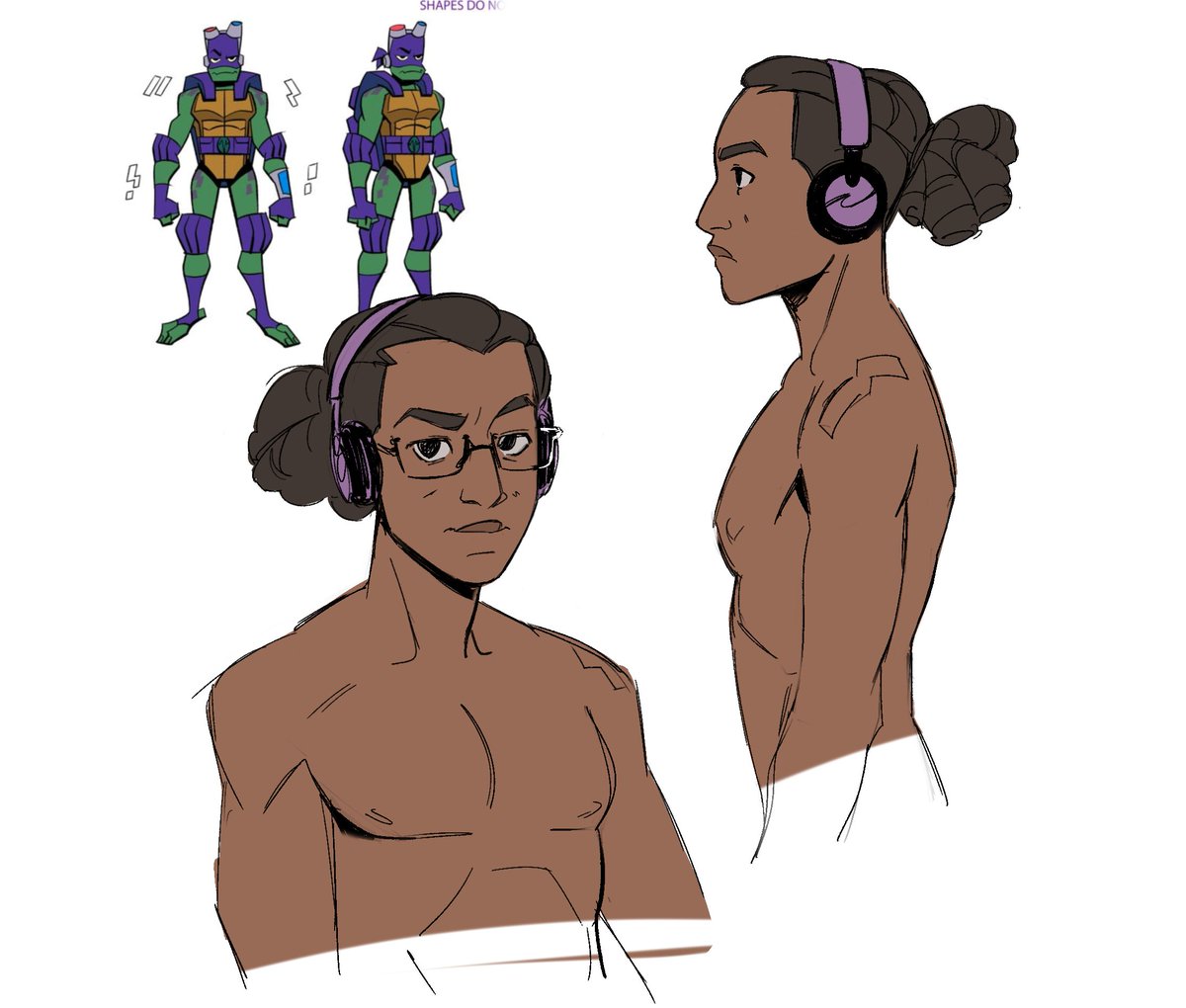 Twighead_'s tweet image. #rottmnt
My humanization