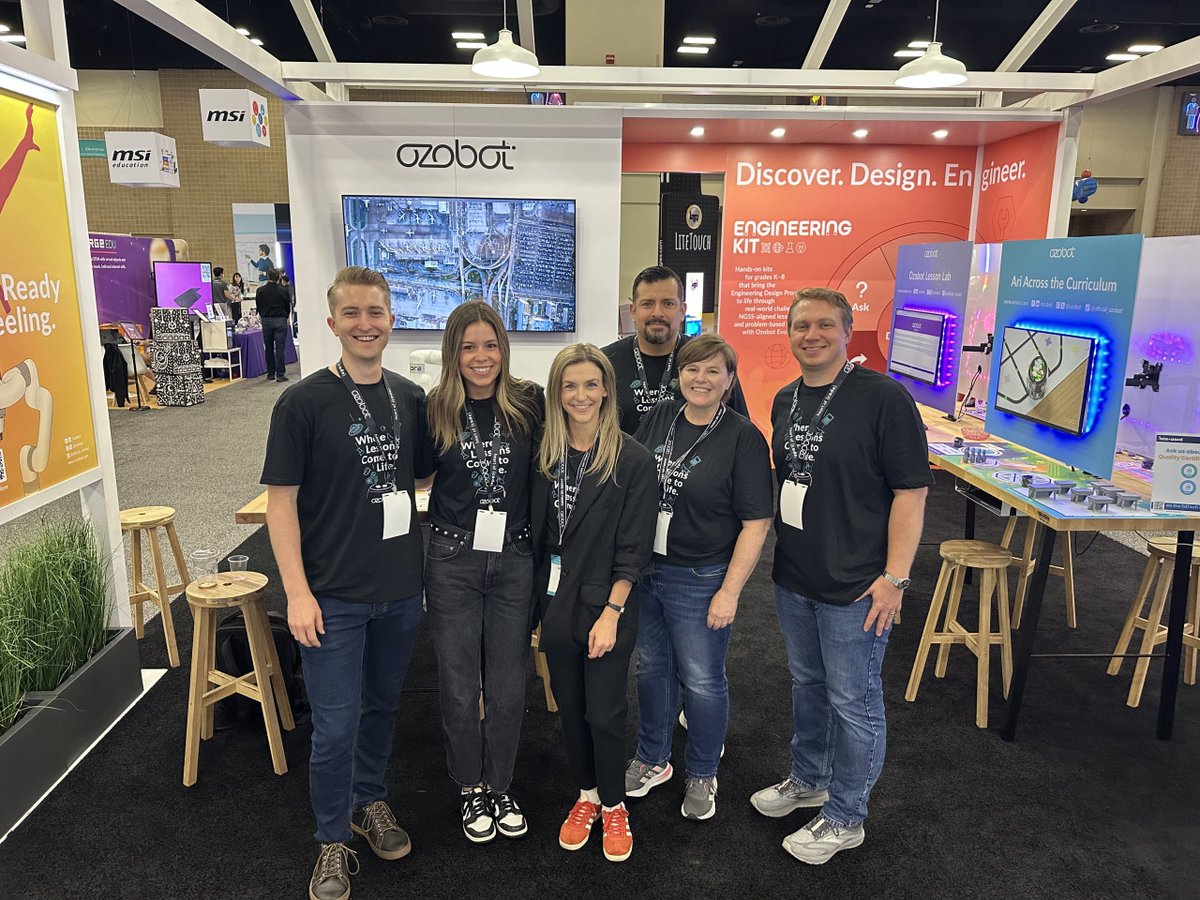 Ozobot's tweet image. We had an amazing time at ISTELive 2025! From connecting with Ozobot enthusiasts to in-booth workshops, we love spending time with this community!
Full recap here: ozobot.com/istelive-2025-…
