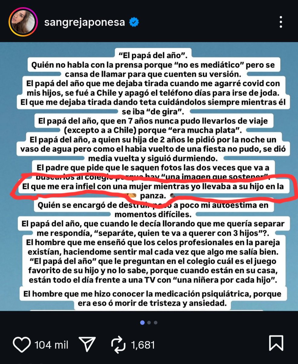 <a href="/elejercitodelam/">ElEjercitoDeLAM</a> Se queja de algo que ella hizo SIEMPRE, no entiendo... si así conoció a Vicuña JAJAJAJAJA la demencia es TOTALLLL, 
Yo lo hago pero no me lo hagan a mi, la frase de la china tiene que ser esa