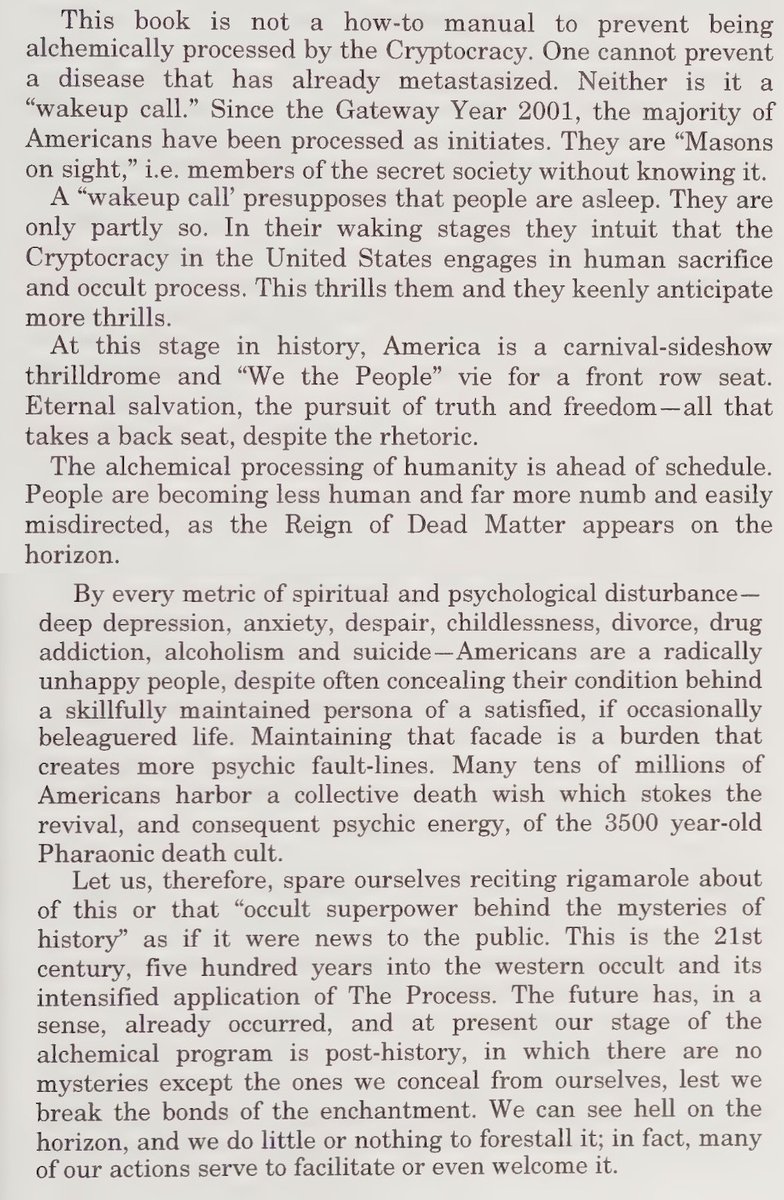 Mocata777's tweet image. Excerpts from *Secret Societies and Psychological Warfare* and *Twilight Language* by Michael A. Hoffman. These books explore how secret groups use psychological tactics and occult symbolism to manipulate perceptions and control narratives.